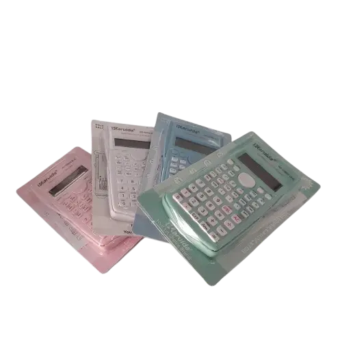 [KK-82MS-D-C] Calculatrice Scientifique KENKO 82MS-C 240 Fonctions Multi-Couleurs sous Blister