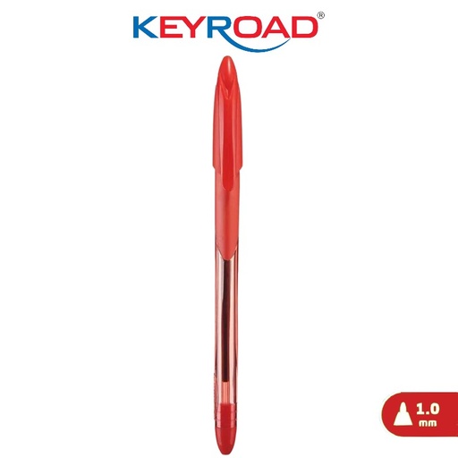 [KR1822] Stylo à Bille KEYROAD Sofjet 1.0mm Rouge