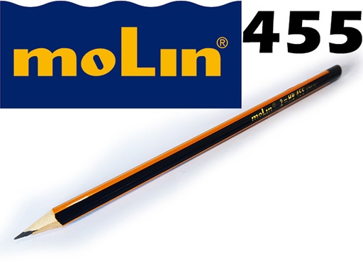 [LHB455-12] Crayon Noir MOLIN HB Triangulaire
