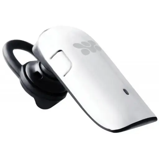 [MONDO-3.WHITE] Ultra Mini Oreillette Bluetooth PROMATE Mondo-3 Multipoint Batterie Lithium Polymer 40mAh rechargeable en Micro USB Blanc