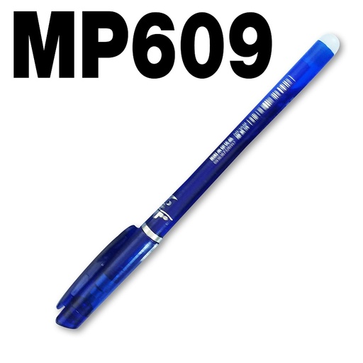 [MP609/GP-609] Stylo Gel Magique écolier YAMPAP MP609 effaçable, 0.5mm Bleu