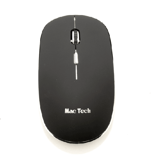 [MT-WM120] Souris sans fil MACTECH MT-WM120 Optique 2en1 rechargeable via USB 6 boutons 1600Dpi avec tapis à charge sans fil USB 5V/1A-5W pour Smartphone Noir