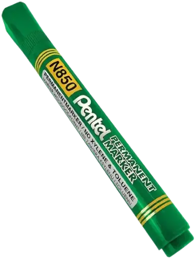 [N850-DO] Marqueur Permanent PENTEL Rond Vert