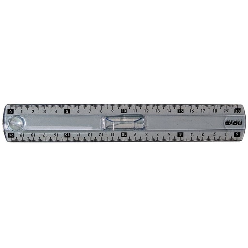 [NOVA_50004] Règle Scolaire NOVA Crystal Max 20cm