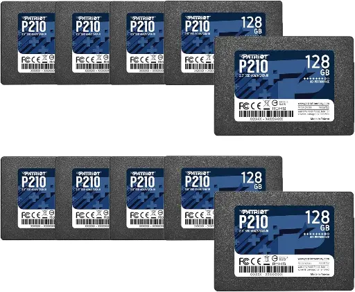 [P210S128G25] Disque dur Interne PATRIOT P210 SATA3 Séries SSD 128Go 2.5"