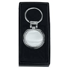 [PC001] Porte clé Métal Rond Chromé