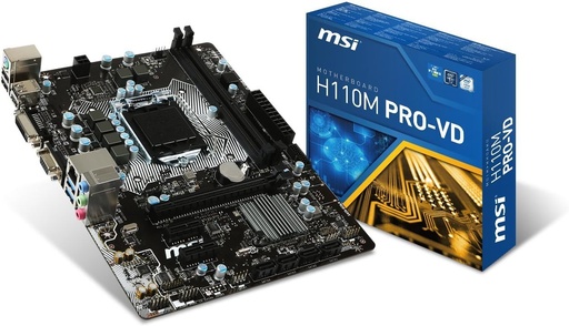 [PRO-VH] Carte Mère MSI H100M PRO-VH Socket Intel 1151 Chipset H100