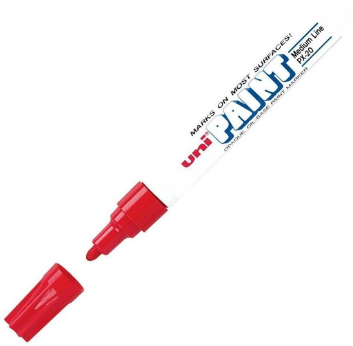 [PX-20LR] Marqueur Permanent UNI PAINT PX20 Rouge
