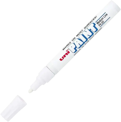 [PX-20LW] Marqueur Permanent UNI PAINT PX20 Blanc