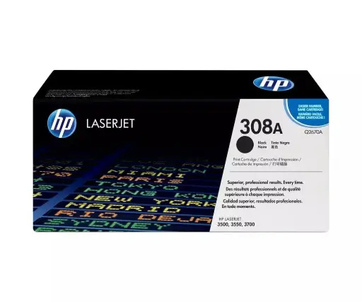[Q2670A] Toner HP 308A Noir Pour Imprimantes Laserjet 3500 3550 3700 