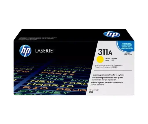 [Q2682A] Toner HP 311A Yellow Pour Imprimantes Laserjet 3700 
