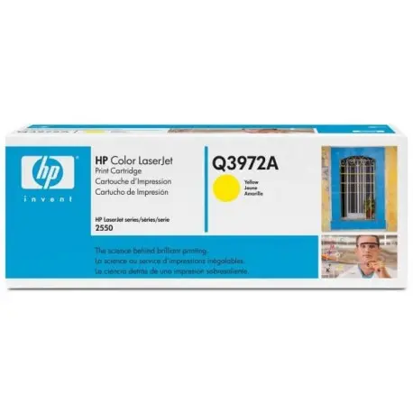 [Q3972A] Toner HP 123A Yellow Pour Imprimante Color LaserJet 2550 série 