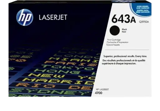 [Q5950A] Toner HP 643A Noir Pour Imprimante Laserjet 4700