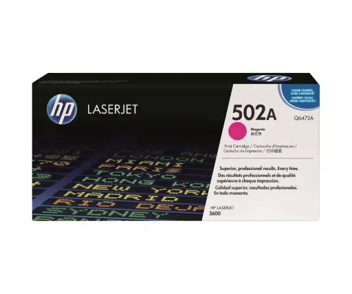 [Q6473A] Toner HP 502A Magenta Pour Imprimantes HP Color LaserJet 3600 