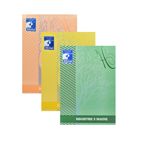 [R3-H] Registre EL HILLAL 3 Mains
