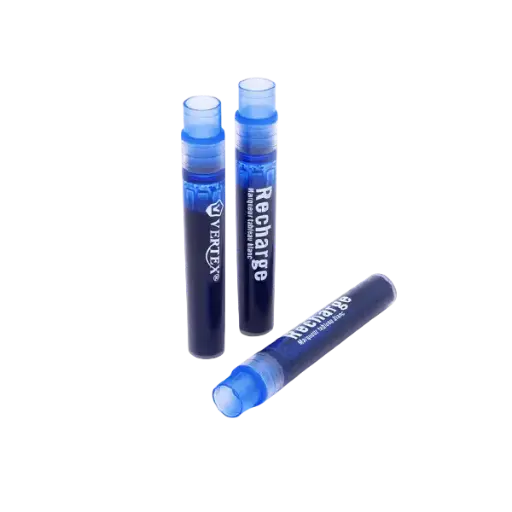 [RS.V-617B/R-0617] Recharge Marqueur pour Tableau Blanc VERTEX Bleu