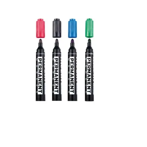 [RTP230-05P-2NVBR] Marqueurs permanents MOLIN Rond 2 Noir Vert Bleu Rouge