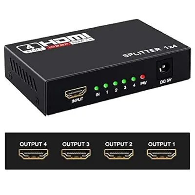 [SPLTR-4HDMI] Splitter HDMI 4 ports 4K