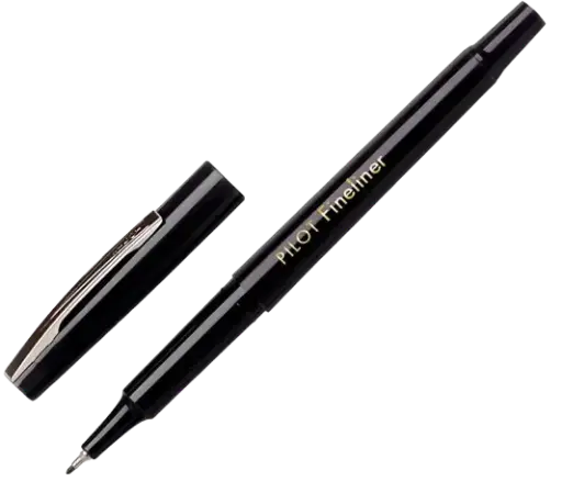 [SW-PPF-B] Stylo feutre PILOT Fineliner Noir
