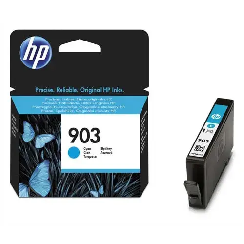 [T6L87AE] Cartouche D'encre HP 903 Cyan pour Imprimantes OfficeJet 6950 6951 6974 Pro 6960 6970 
