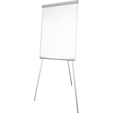[TF04] Tableau blanc magnétique Chevalet Trépieds 2X3 70x100cm avec deux bras