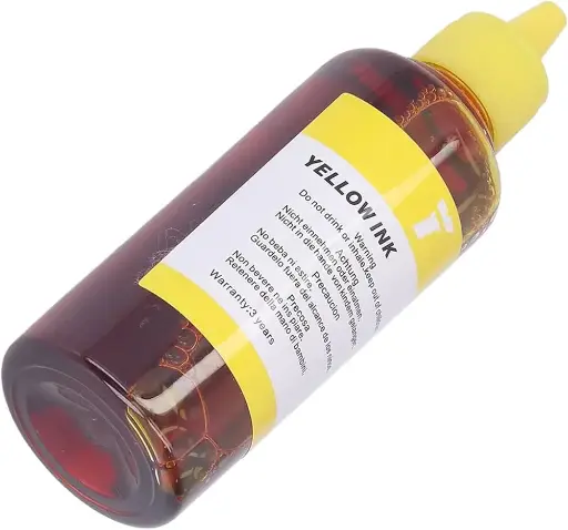 [TOPINK-100Y] Bouteille D'encre TOPINK 100Y Ink Refill Universelle YELLOW Pour Cartouche D'imprimante
